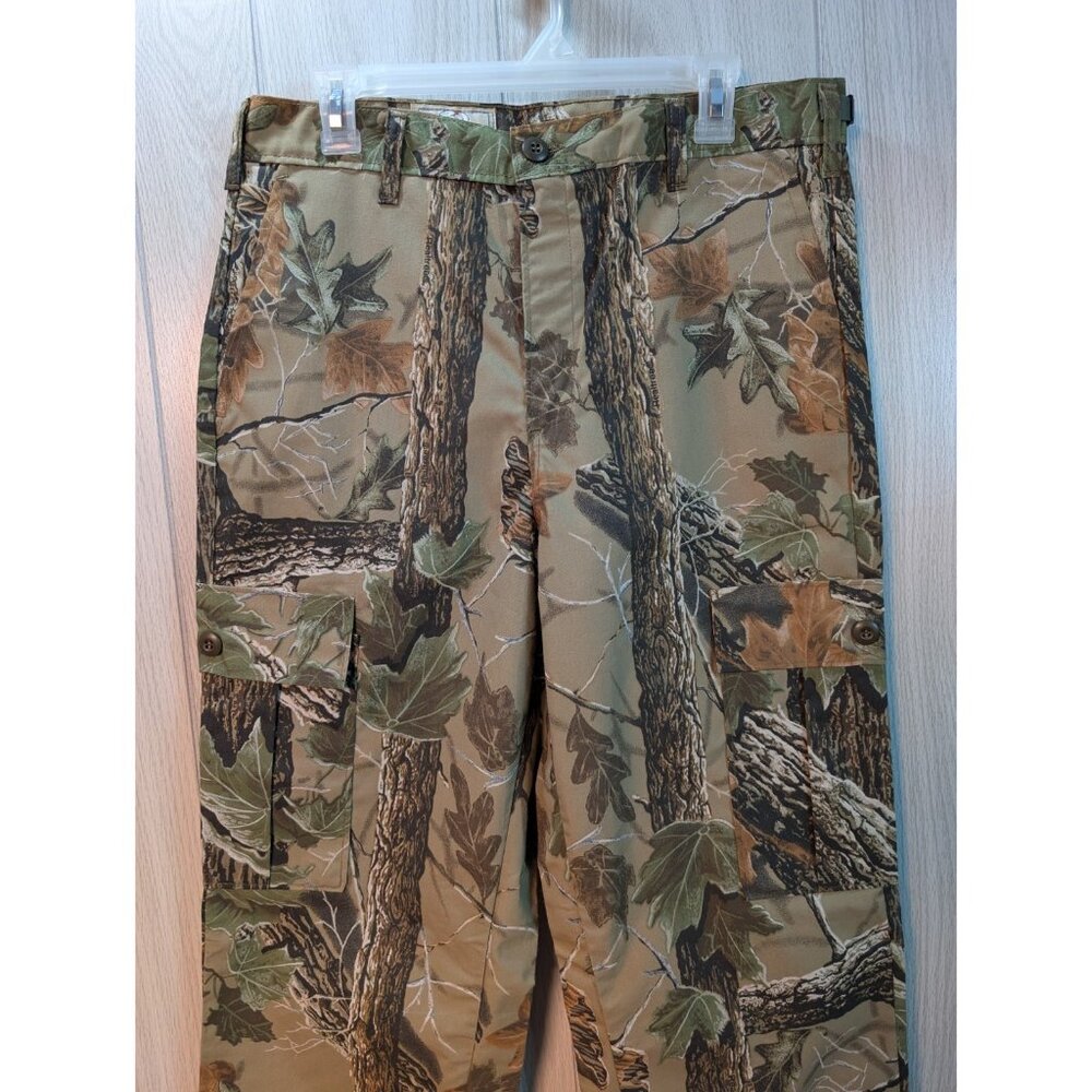 Realtree Trousers Adult Medium Brown Camo Carpenter Work Wear Pants Mens Hunting - Picture 2 of 9